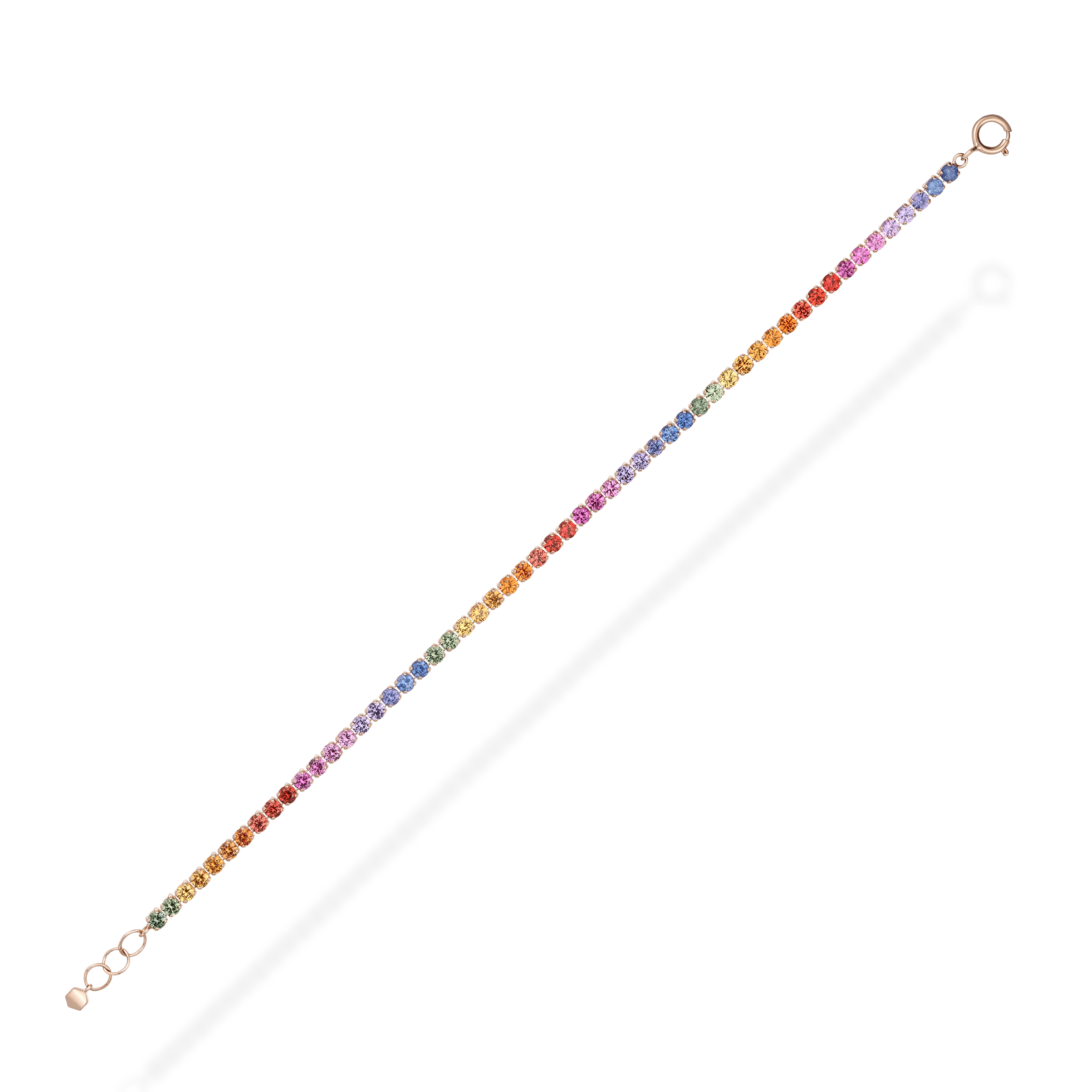 Mori rainbow sapphire bracelet